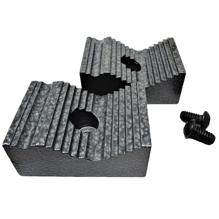 Replace.Pipe Jaws, Steel, Incl. Screws, PK2 MPN:2908050