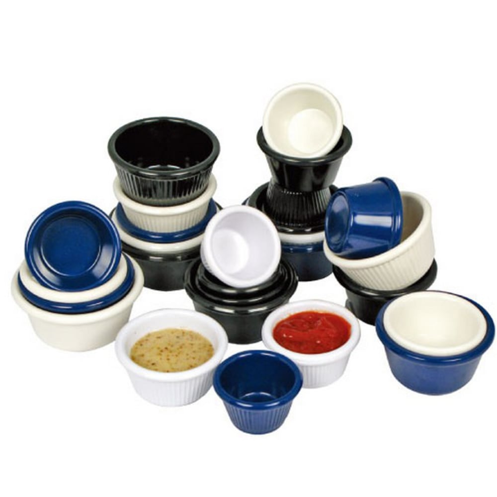 Winco Melamine Ramekin, 2 Oz, Black MPN:RP-2K
