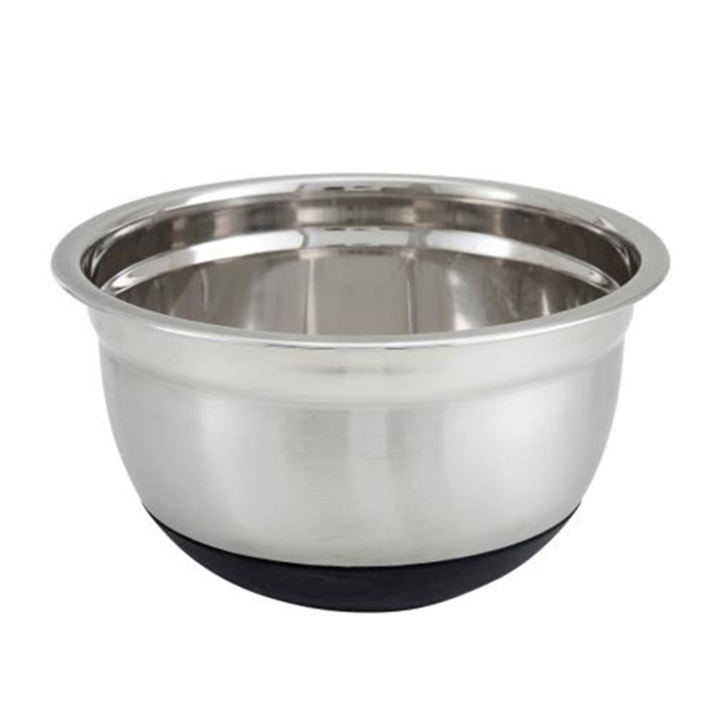 Winco Stainless Steel Mixing Bowl With Silicone Base, 5 Qt MPN:MXRU-500
