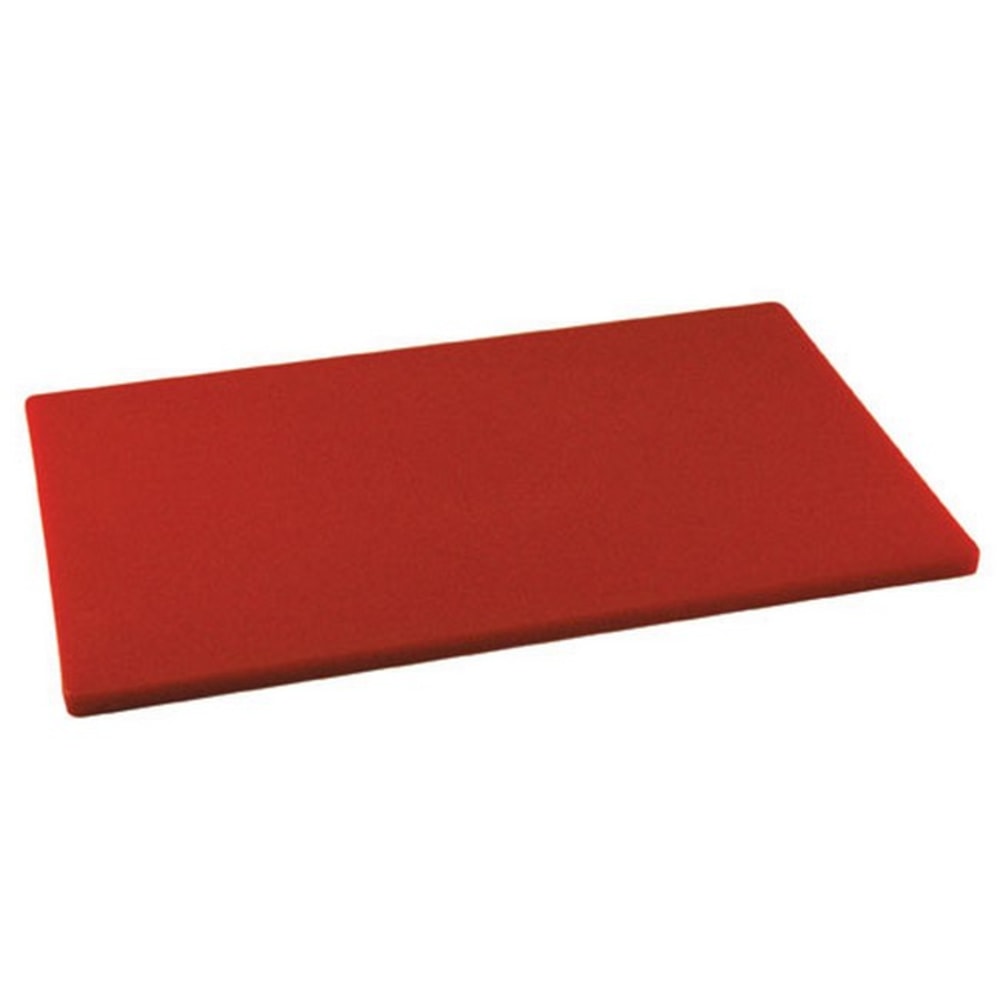 Winco Polyethylene Cutting Board, 1/2inH x 12inW x 18inD, Red MPN:CBRD-1218