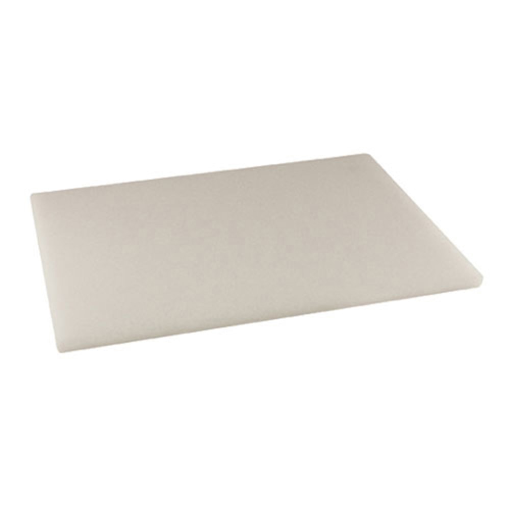 Winco Plastic Cutting Board, 1/2inH x 15inW x 20inD, White MPN:CBWT-1520