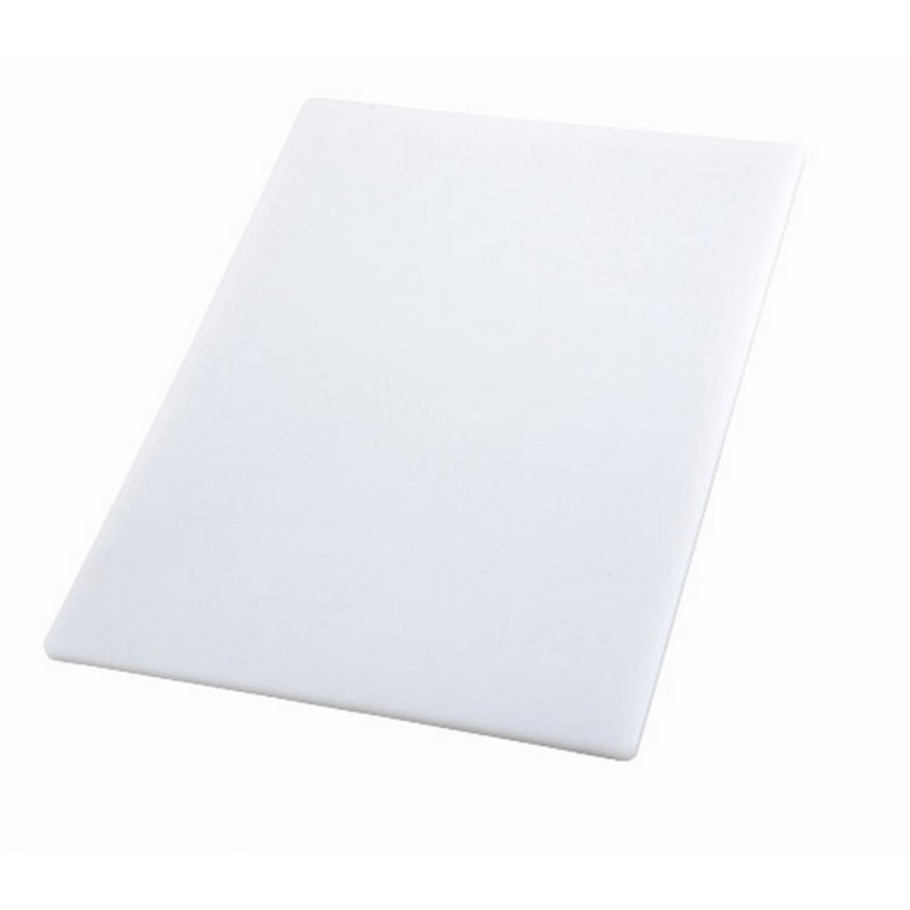 Winco Polyethylene Cutting Board, 1/2inH x 24inW x 18inD, White MPN:CBWT-1824