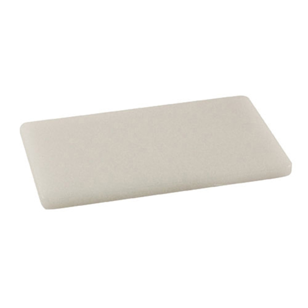 Winco Plastic Cutting Board, 1/2inH x 10inW x 6inD, White MPN:CBWT-610