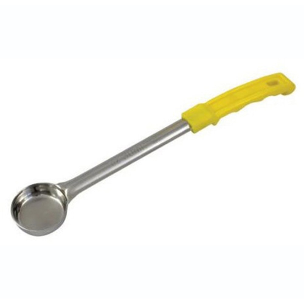 Winco Solid Portion Spoon, 1 Oz, Yellow MPN:FPS-1