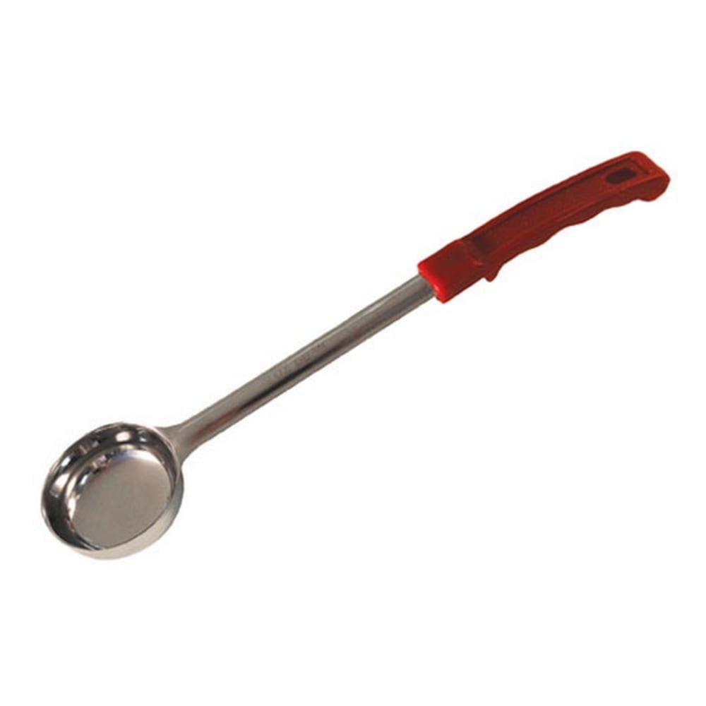 Winco Solid Portion Spoon, 2 Oz, Red MPN:FPS-2