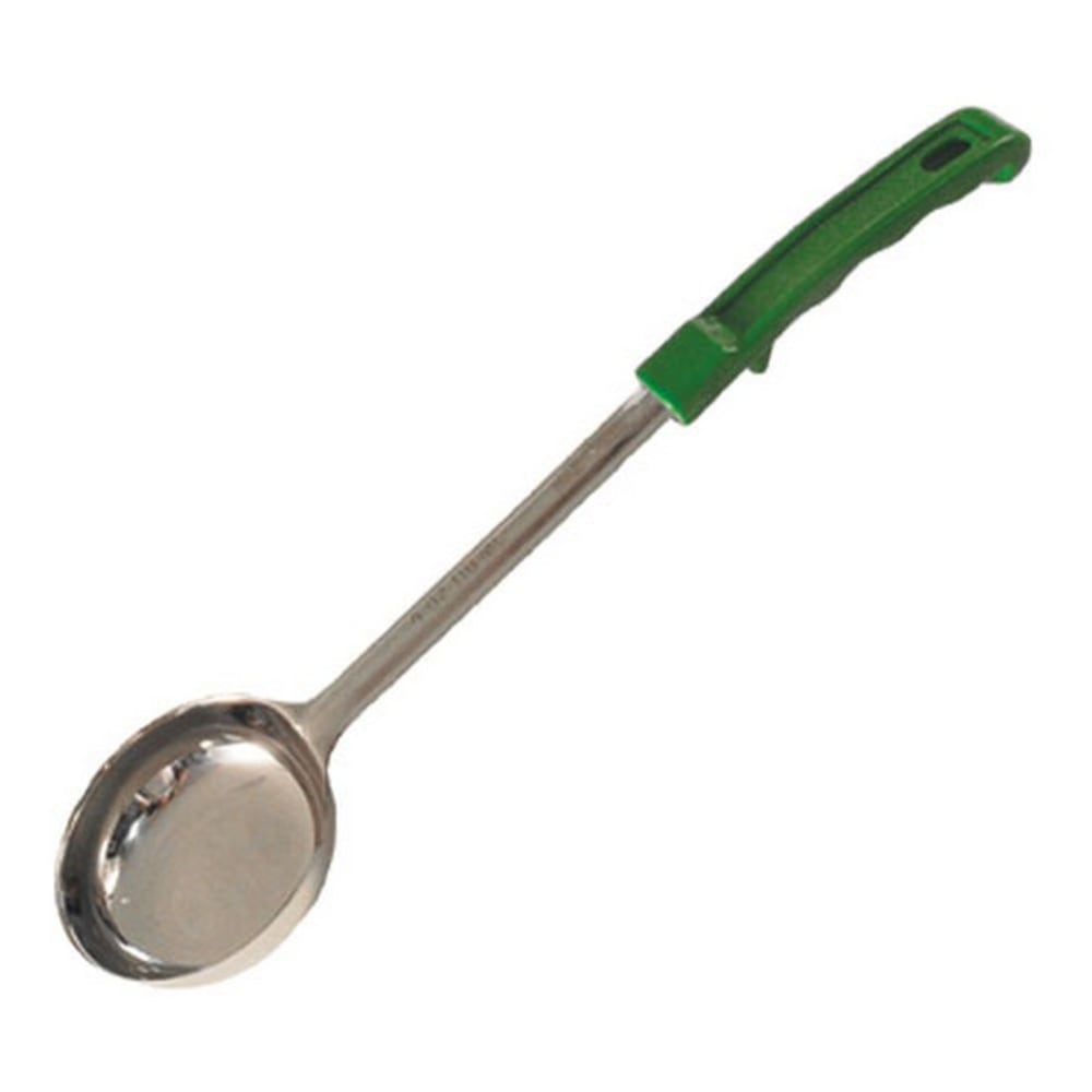 Winco Solid Portion Spoon, 4 Oz, Green MPN:FPS-4
