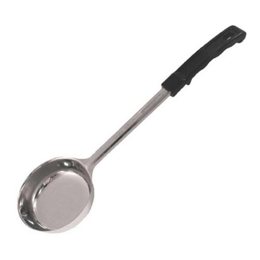 Winco Solid Portion Spoon, 6 Oz, Black MPN:FPS-6