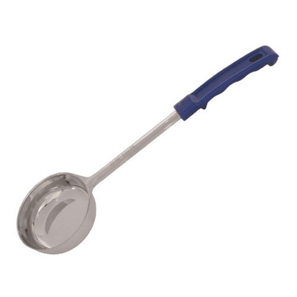 Winco Solid Portion Spoon, 8 Oz, Blue MPN:FPS-8