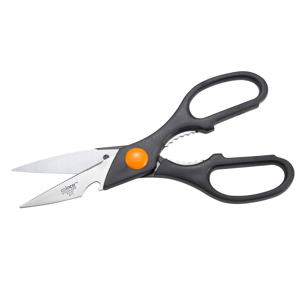 Winco Poultry Kitchen Shears, 11in, Black MPN:KS-01