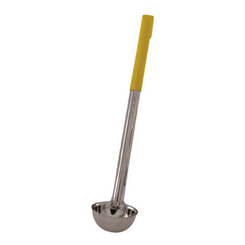 Winco Stainless-Steel Ladle, 1 Oz, Yellow MPN:LDC-1