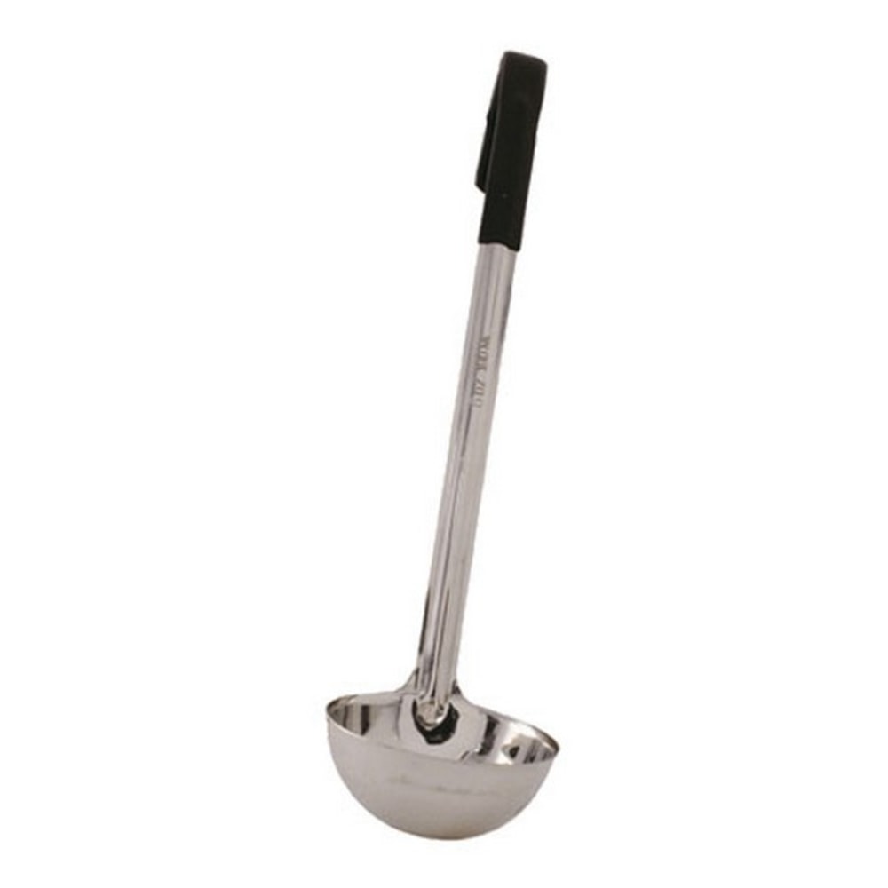 Winco Stainless-Steel Ladle, 6 Oz, Black MPN:LDC-6