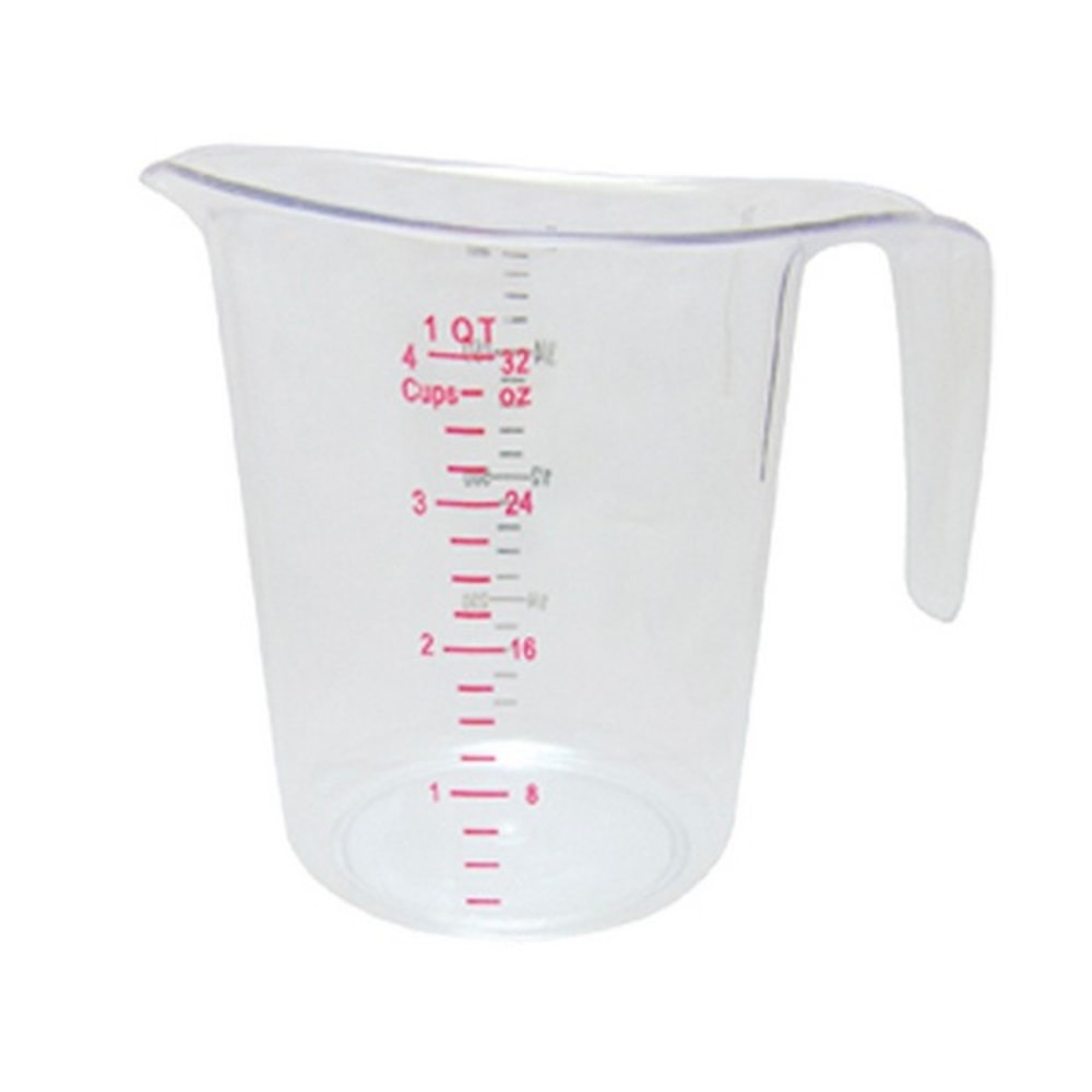 Winco Liquid Measuring Cup, 1 Qt, Clear MPN:PMCP-100