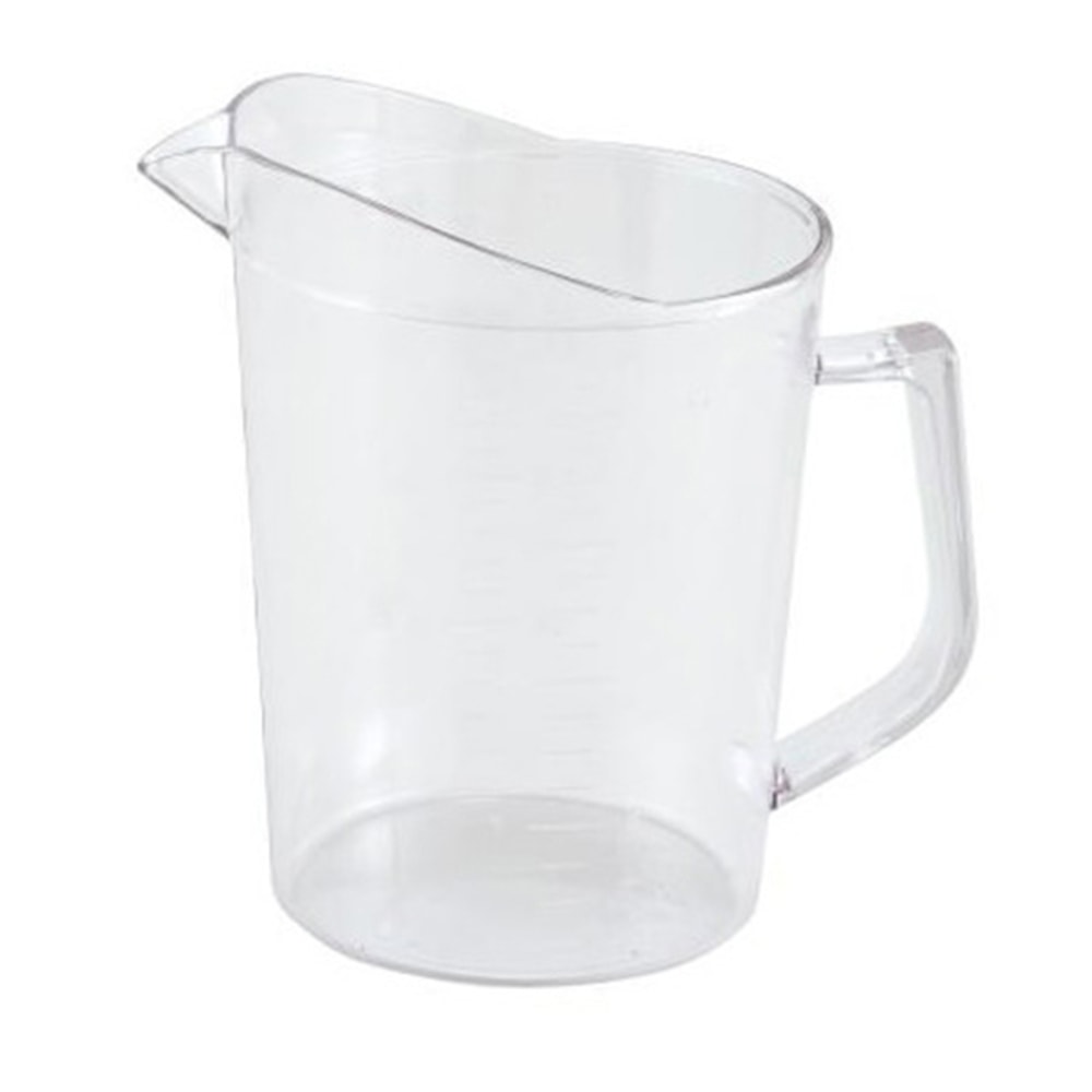 Winco Measuring Cup, 1 Quart, Clear MPN:PMU-100