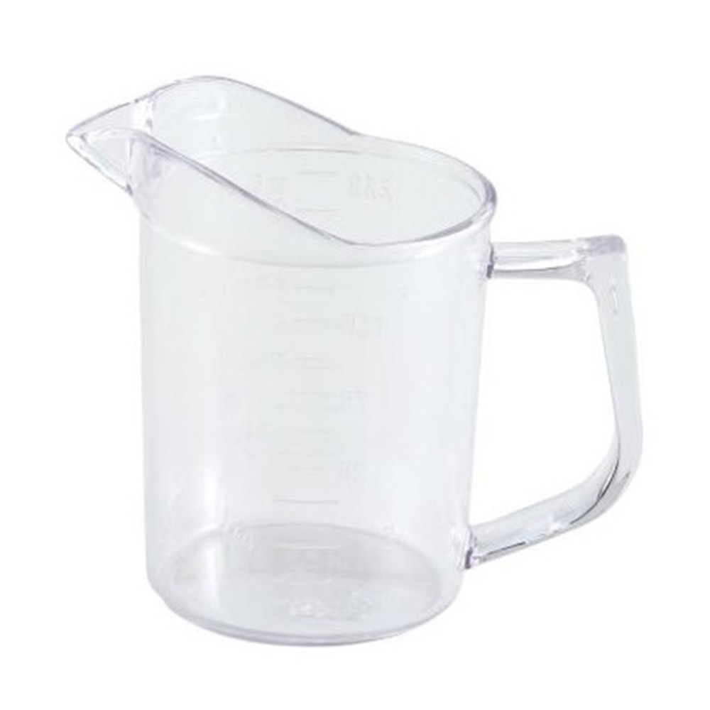 Winco Measuring Cup, 1 Cup, Clear MPN:PMU-25