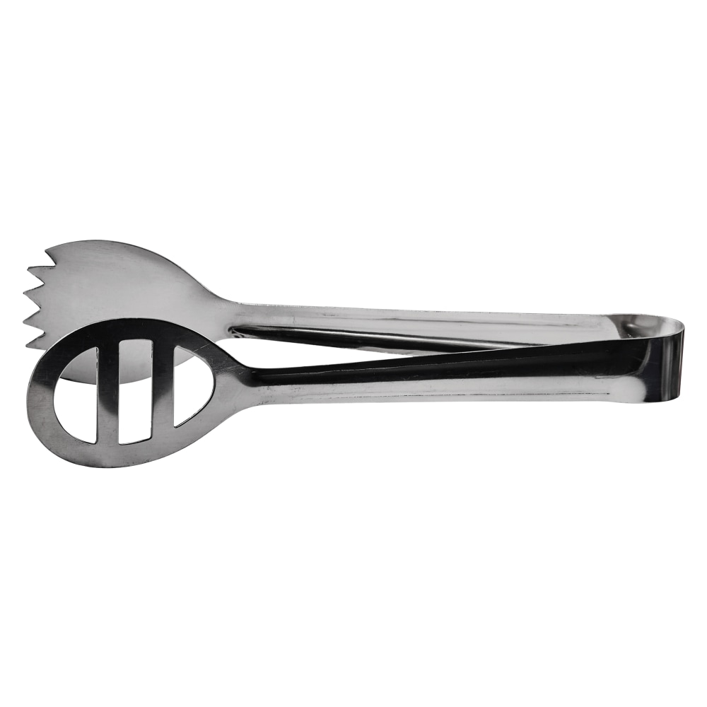 Winco Oval Salad Tongs, 7-3/4in, Silver MPN:PTOS-8