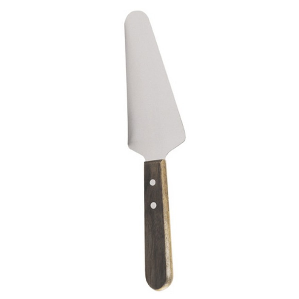 Winco Steel/Wood Pie Server, 10in, Brown MPN:TN166