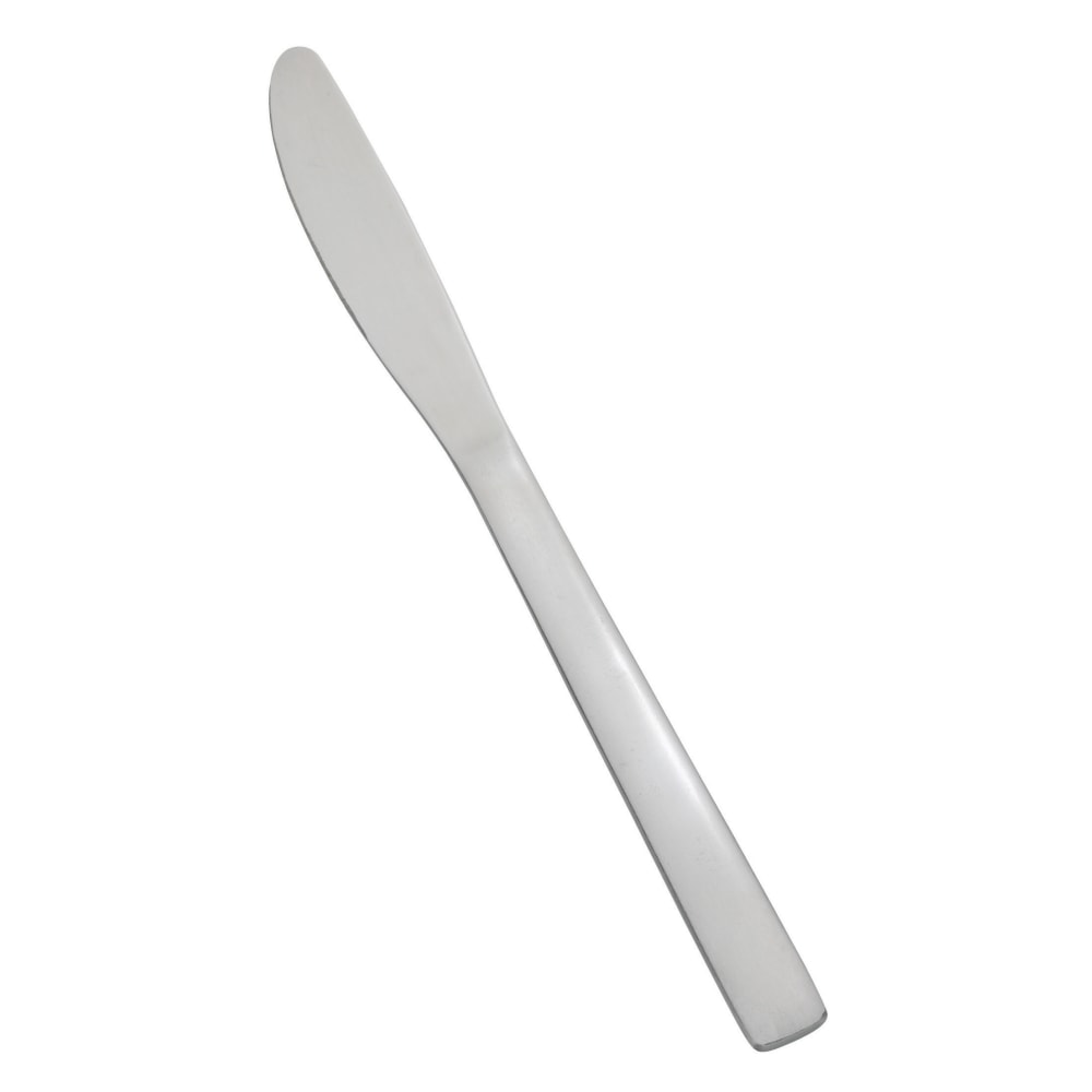 Winco Windsor Stainless Steel Flatware, Dinner Knives, Silver, Set Of 12 Knives MPN:0012-08