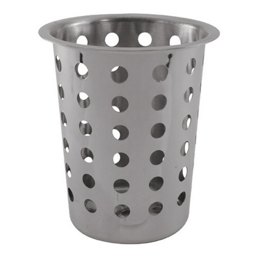 Winco Stainless Steel Flatware Cylinder, 5in x 4-1/2in MPN:FC-SS