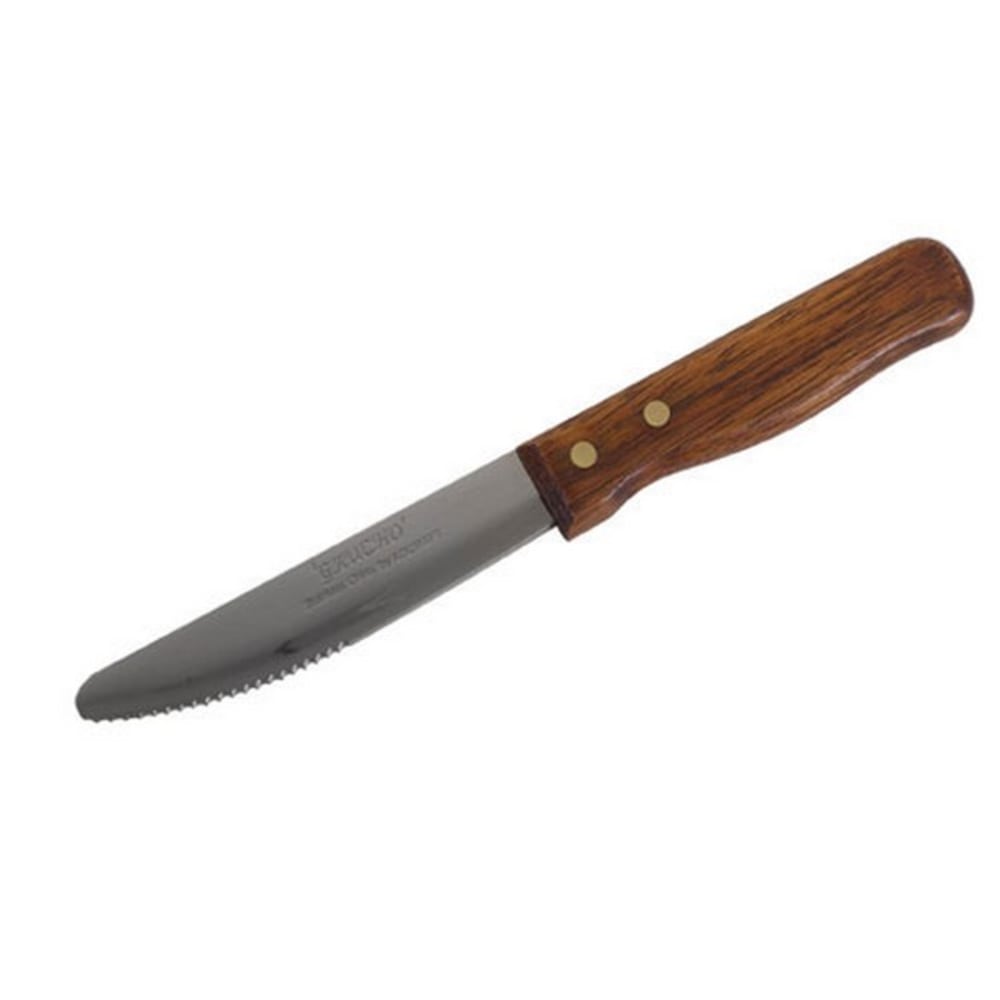 Winco Jumbo Steak Knives, 5in, Set Of 12 Knives MPN:KB-15W