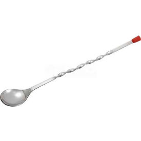 Winco BPS-11 Bar Spoon Steel w/Red Knob Stainless Steel 11
