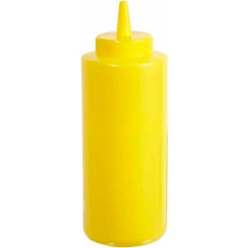 Winco PSB-24Y Squeeze Bottles 24 oz PSB-24Y - Pkg Qty 6