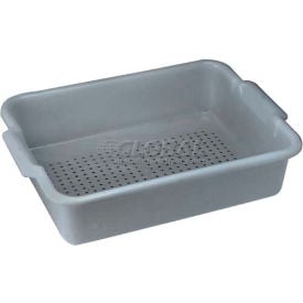 Winco PLP-5G Perforated Bus Box Gray PLP-5G