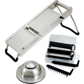 Winco MDL-15 Premium Mandoline Set W/ 5 Blades Stainless Steel 15-1/5