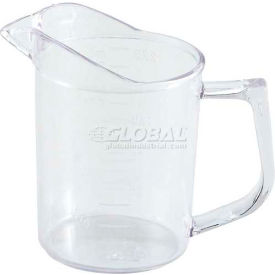 Winco PMU-25 Measuring Cup 1 Cup Clear Polycarbonate PMU-25 - Pkg Qty 36