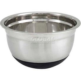 Winco MXRU-500 Mixing Bowl W/ Silicone Base 5 Qt 10-1/4