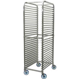 Winco ALRK-30BK 30-Tier Aluminum Rack W/ Brake ALRK-30BK