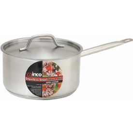 Winco SSSP-2 Sauce Pan W/ Cover 2 Qt SSSP-2