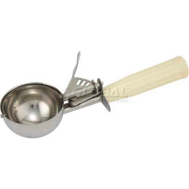 Winco ICD-10 Ice Cream Disher W/ Plastic Handle Size #10 Ivory ICD-10 - Pkg Qty 10