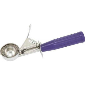 Winco ICD-40 Ice Cream Disher W/ Plastic Handle Size #40 Purple ICD-40 - Pkg Qty 10