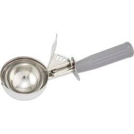 Winco ICD-8 Ice Cream Disher W/ Plastic Handle Size #8 Gray ICD-8 - Pkg Qty 10