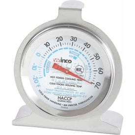 Winco TMT-RF2 Dial Refrigerator/Freezer Thermometer TMT-RF2 - Pkg Qty 12