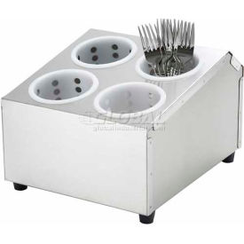 Winco FC-4H Flatware Cylinder Holder 4 Hole 2 Tiers FC-4H