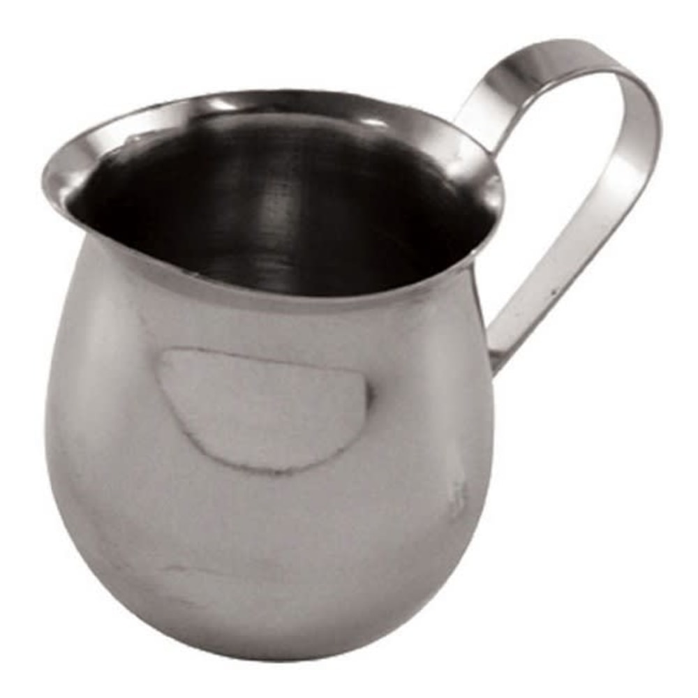 WINCO Stainless Steel Bell Creamer, Serving, Stainless Steel, 1 Each, BCS3 MPN:BCS-3