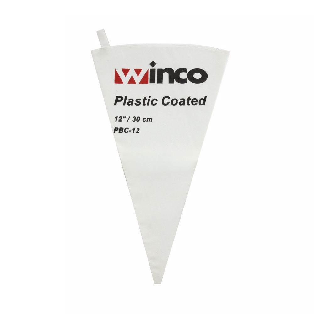 Winco Pastry Bag, 7in x 12in, White MPN:PBC-12