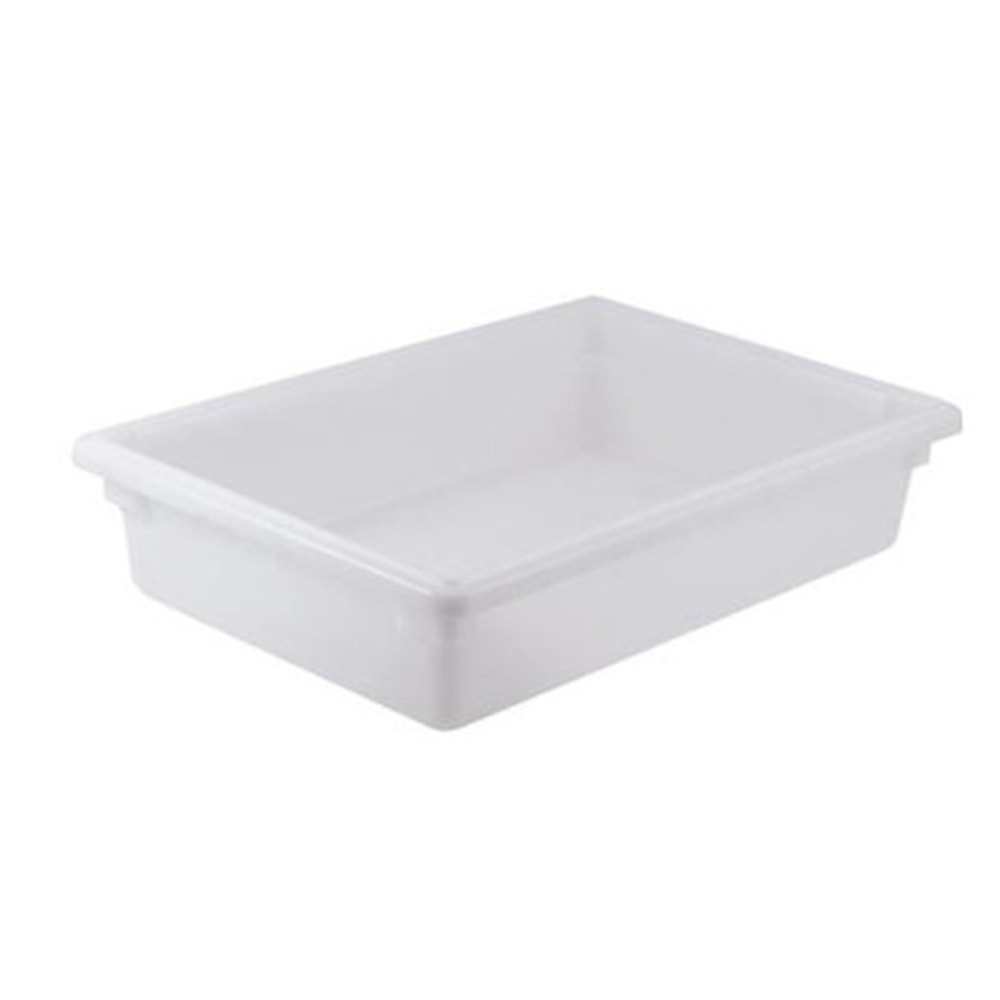 Winco Plastic Food Storage Box, 6inH x 18inW x 26inD, White MPN:PFFW-6