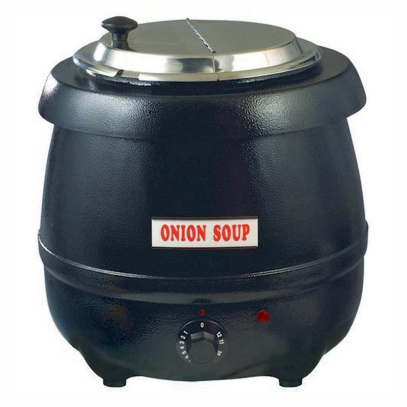 Winco Electric Soup Warmer, 10.5 Qt, Black MPN:ESW-66