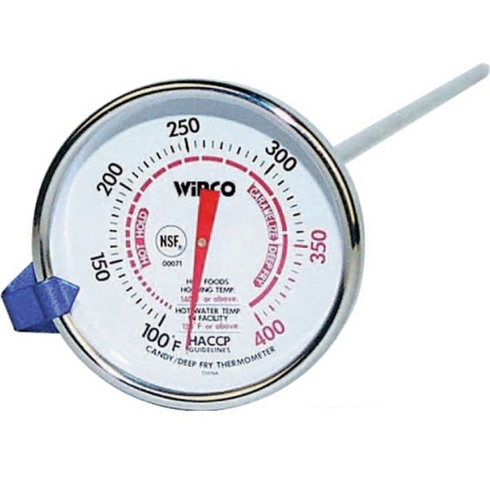 Winco Candy/Fryer Thermometer, 100 - 400 deg. MPN:TMT-CDF3