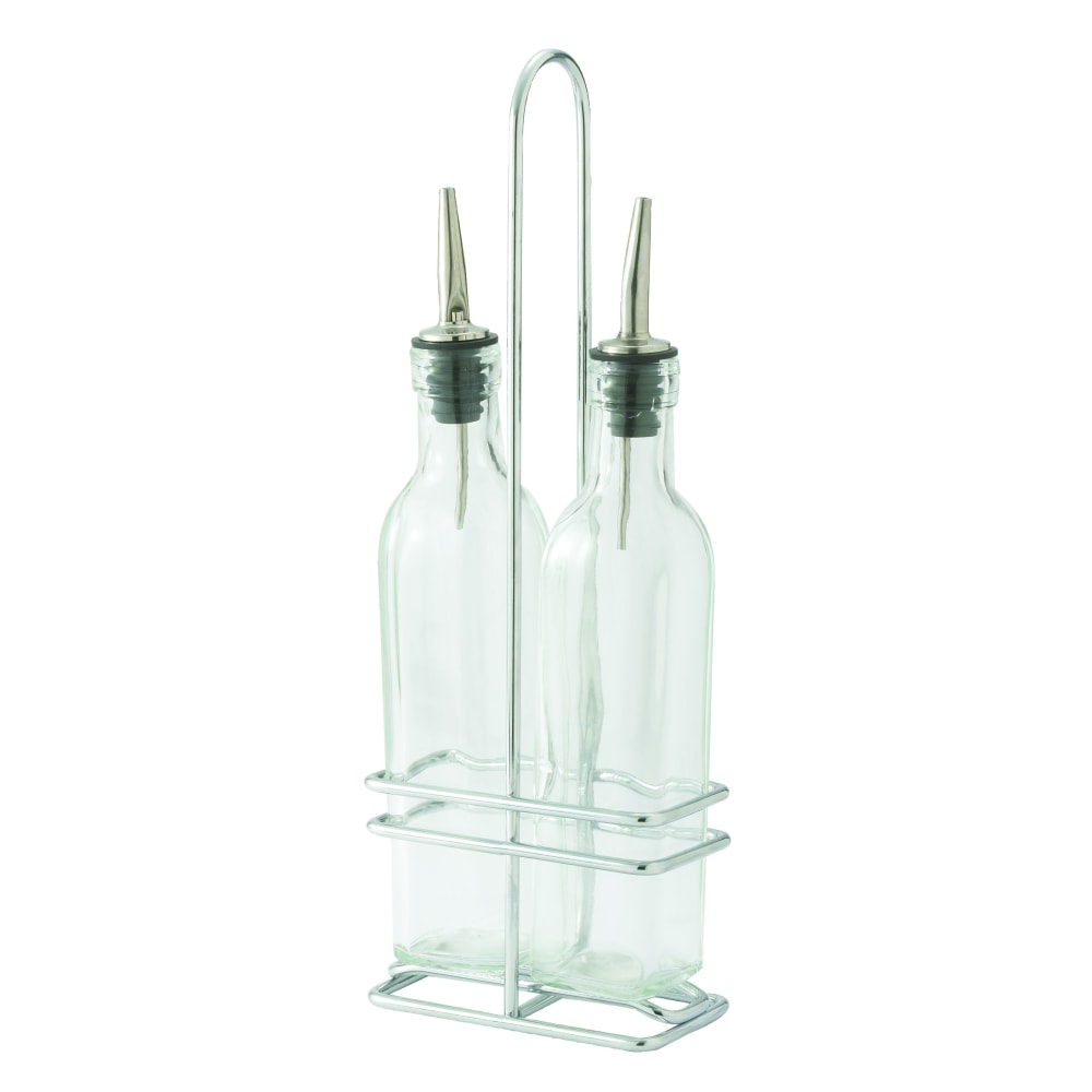 Winco Oil And Vinegar Cruet Set, 8 Oz MPN:GOB-8S