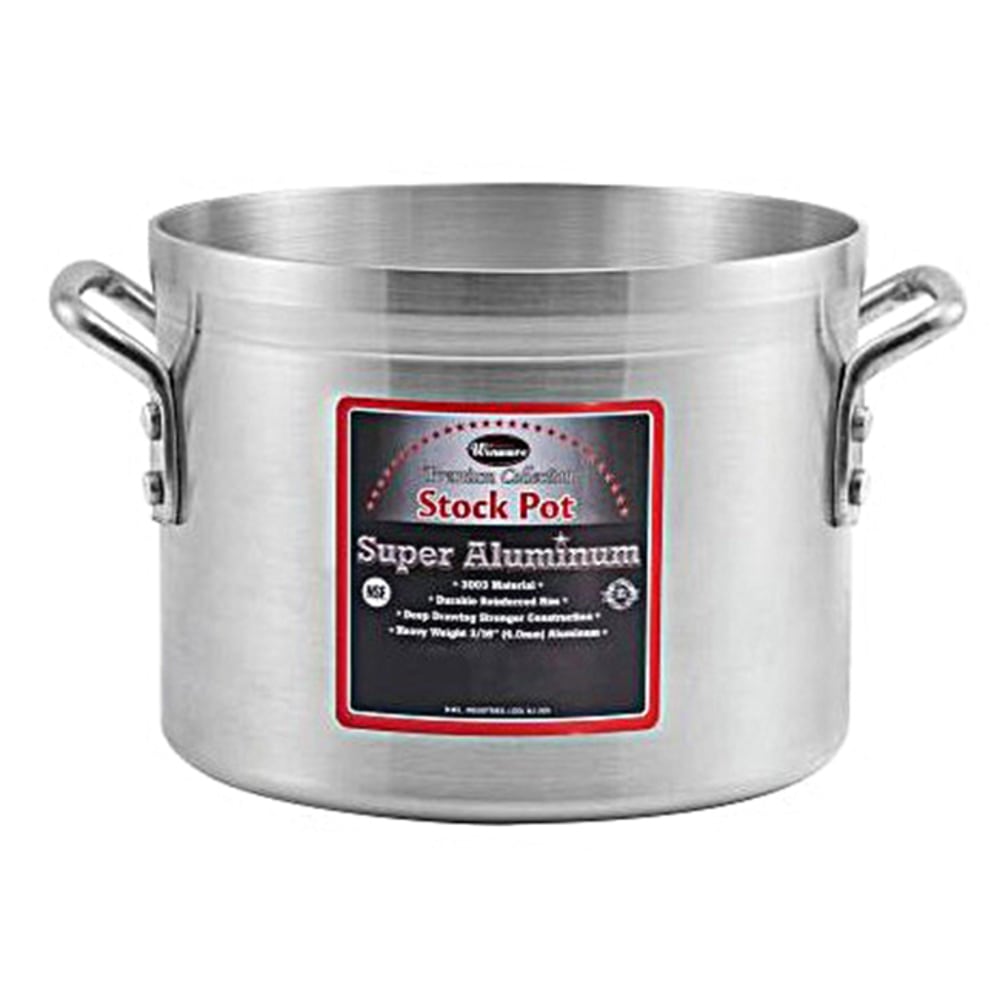 Winco Super Aluminum Stock Pot, 8.5 Quart, Silver MPN:AXS-8