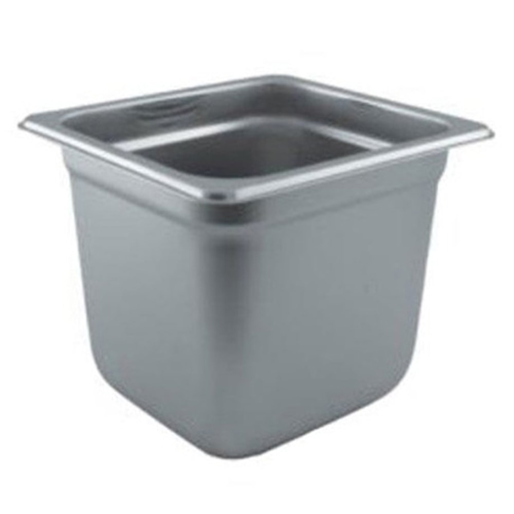 Winco 1/6 Size 6in Steam Table Pan, Silver MPN:SPJP-606