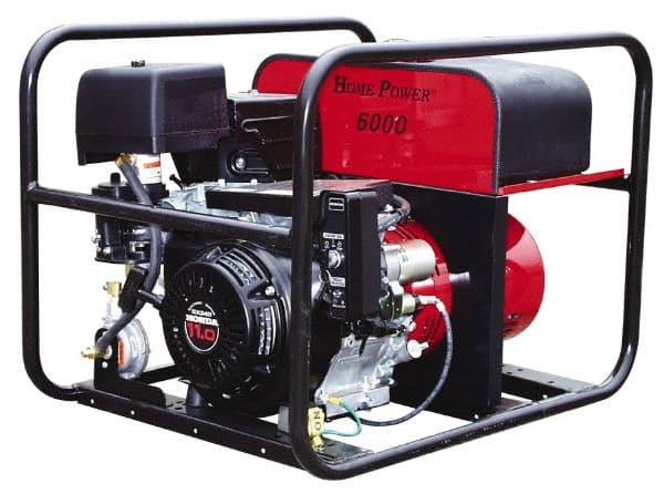 Portable Power Generator: Gasoline & Natural Gas, Electric & Pull MPN:HPS6000HE