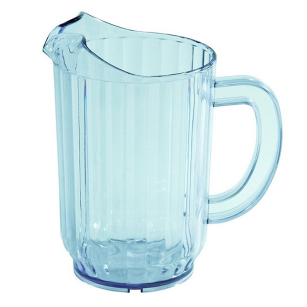 Winco Plastic Pitchers, 32 Oz, Blue Tint, Pack Of 4 Pitchers MPN:WPS-32