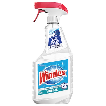 Liquid Glass and Surface Cleaner, 23 oz., Clear, Unscented, Trigger Spray Bottle, 8 PK MPN:312620