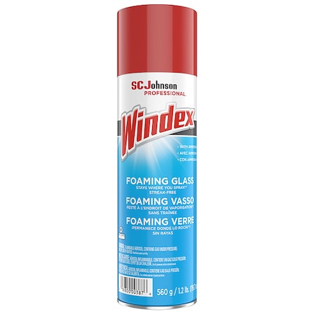 Windex Foaming Glass Cleaner 19.7OZ Aerosol MPN:333813