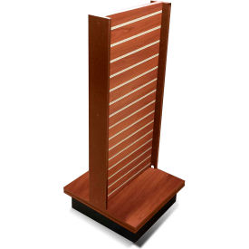 Slatwall I Display Fixture With Spinner Base & Casters 24