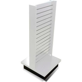 Slatwall I Display Fixture With Spinner Base & Casters 24